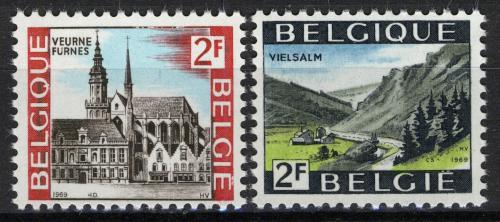 Poštovní známky Belgie 1969 Pamìtihodnosti Mi# 1560-61