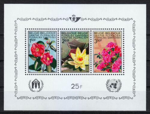 Poštovní známky Belgie 1970 Kvìtiny Mi# Block 41