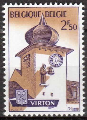 Poštovní známka Belgie 1970 Radnice ve Virton Mi# 1593