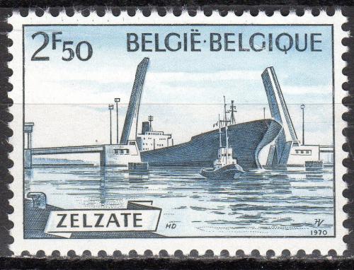 Poštovní známka Belgie 1970 Kanál Ghent–Terneuzen Mi# 1594