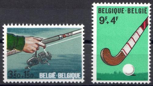 Poštovní známky Belgie 1970 Sport Mi# 1606-07