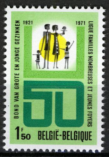 Poštovní známka Belgie 1971 Svaz rodin s dìtmi, 50. výroèí Mi# 1650