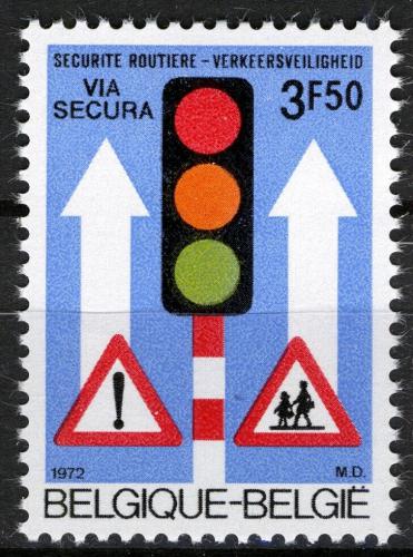 Poštovní známka Belgie 1972 Dopravní znaèení Mi# 1671