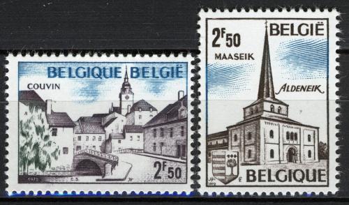 Poštovní známky Belgie 1972 Turistické zajímavosti Mi# 1691-92