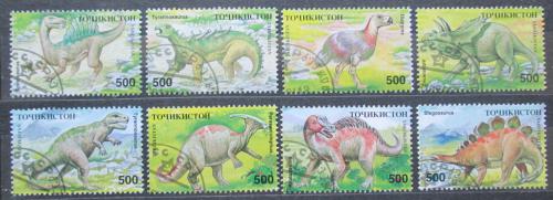 Poštovní známky Tádžikistán 1994 Dinosauøi Mi# 50-57