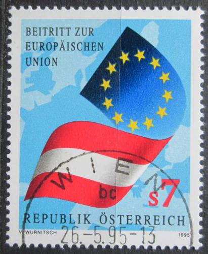 Potovn znmka Rakousko 1995 lenstv v EU Mi# 2146