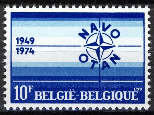 Poštovní známka Belgie 1974 NATO, 25. výroèí Mi# 1764