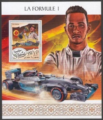 Poštovní známka Džibutsko 2017 Formule 1 Mi# Block 847 Kat 10€