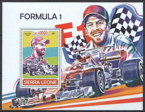 Poštovní známka Sierra Leone 2017 Formule 1 Mi# Block 1328 Kat 11€