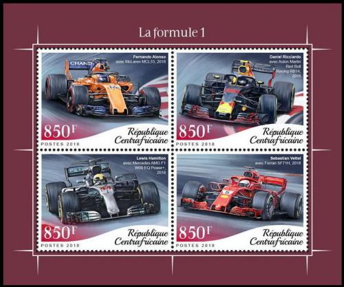 Poštovní známky SAR 2018 Formule 1 Mi# 8028-31 Kat 15€