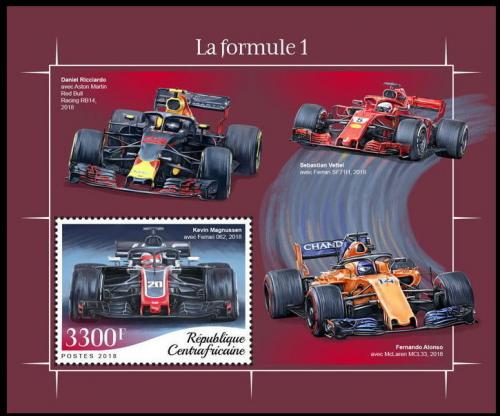 Poštovní známka SAR 2018 Formule 1 Mi# Block 1810 Kat 15€