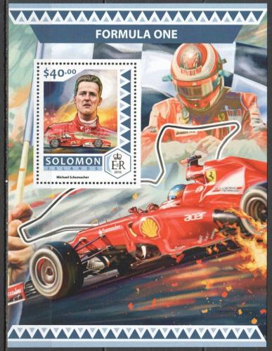 Poštovní známka Šalamounovy ostrovy 2016 Formule 1 Mi# Block 597 Kat 12€