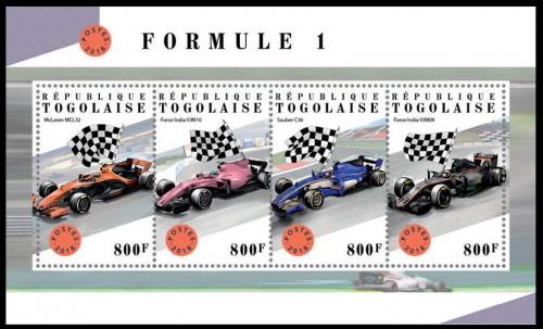 Poštovní známky Togo 2018 Formule 1 Mi# 9131-34 Kat 13€