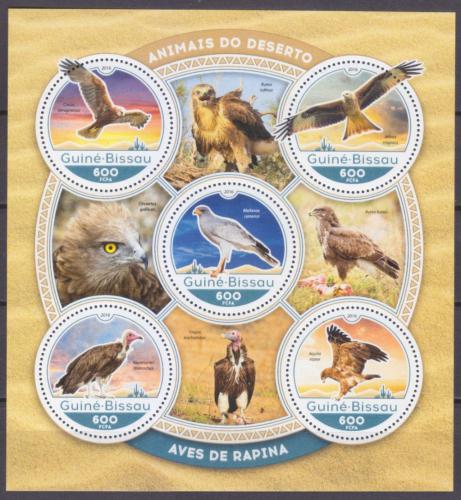 Poštovní známky Guinea-Bissau 2016 Dravci Mi# 8811-15 Kat 11€