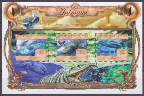 Poštovní známky Guinea 2013 Velryby Mi# 9857-59 Kat 20€