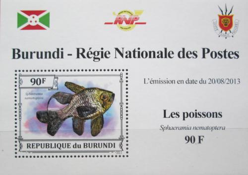 Potovn znmka Burundi 2013 Parmovec pyamov DELUXE Mi# 3218 Block - zvtit obrzek