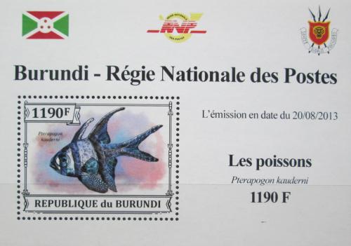 Potovn znmka Burundi 2013 Parmovec skvl DELUXE Mi# 3219 Block