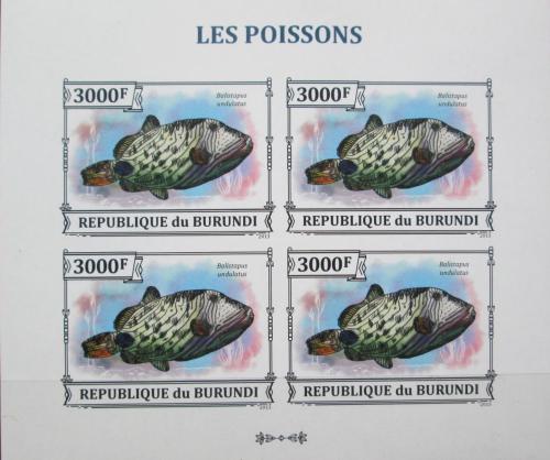 Potovn znmky Burundi 2013 Ostenec oranovoproukat neperf. Mi# 3220 B Bogen - zvtit obrzek