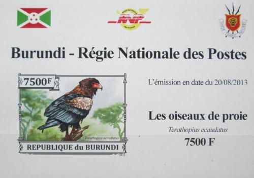 Potovn znmka Burundi 2013 Orlk kejkl neperf. DELUXE Mi# 3247 B Block - zvtit obrzek