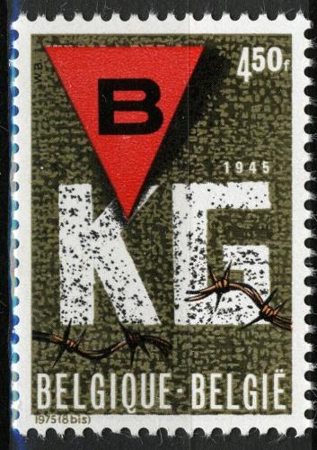 Poštovní známka Belgie 1975 Osvobození koncentraèních táborù, 30. výroèí Mi# 1820