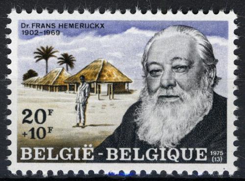 Poštovní známka Belgie 1975 Frans Hemerijckx, lékaø Mi# 1830