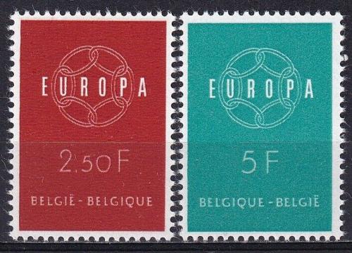 Poštovní známky Belgie 1959 Evropa CEPT Mi# 1164-65