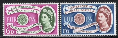 Poštovní známky Velká Británie 1960 Evropa CEPT Mi# 341-42 Kat 12€