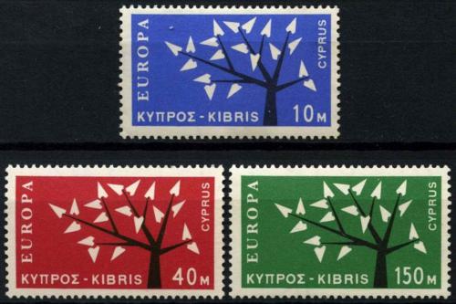 Poštovní známky Kypr 1963 Evropa CEPT Mi# 215-17 Kat 40€