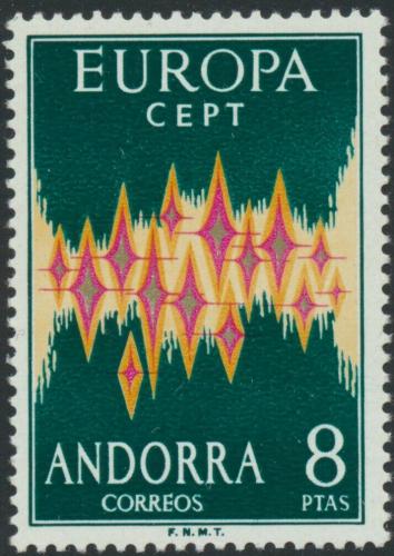 Poštovní známka Andorra Šp. 1972 Evropa CEPT Mi# 71 Kat 40€