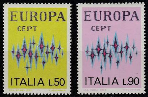 Poštovní známky Itálie 1972 Evropa CEPT Mi# 1364-65