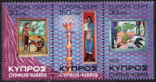 Poštovní známky Kypr 1975 Evropa CEPT, umìní Mi# 426-28