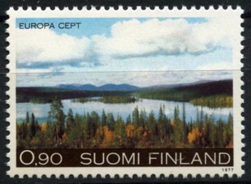 Potovn znmka Finsko 1977 Evropa CEPT, krajina Mi# 808