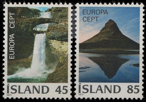 Poštovní známky Island 1977 Evropa CEPT, krajina Mi# 522-23