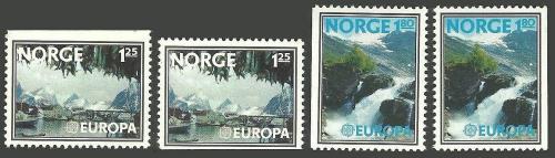 Poštovní známky Norsko 1977 Evropa CEPT, krajina Mi# 742-43 