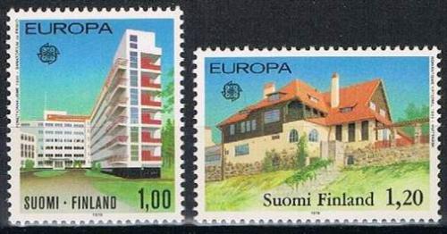 Poštovní známky Finsko 1978 Evropa CEPT, památky Mi# 825-26 Kat 14€