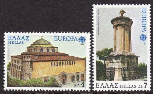 Poštovní známky Øecko 1978 Evropa CEPT, stavby Mi# 1314-15