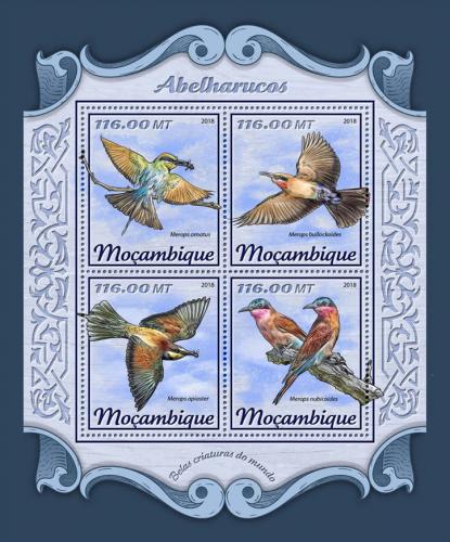 Poštovní známky Mosambik 2018 Vlhy Mi# 9244-47 Kat 25€