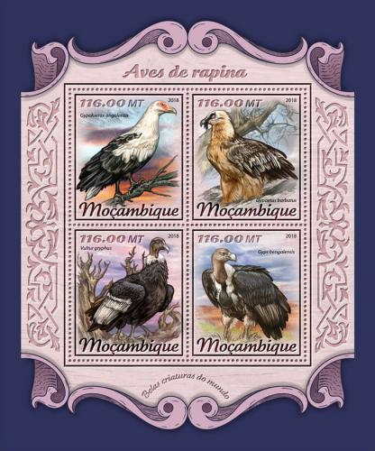 Poštovní známky Mosambik 2018 Dravci Mi# 9264-67 Kat 25€