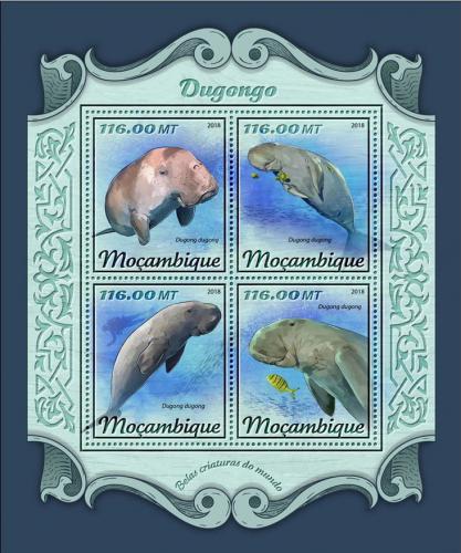Poštovní známky Mosambik 2018 Kapustòáci Mi# 9319-22 Kat 25€