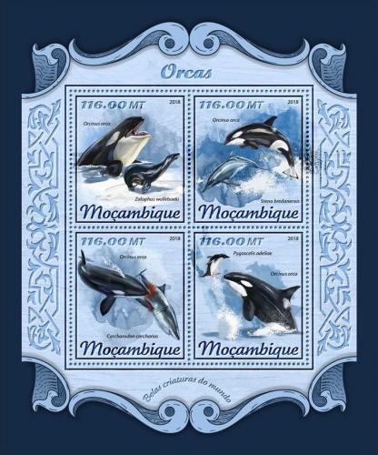 Poštovní známky Mosambik 2018 Kosatky Mi# 9329-32 Kat 25€