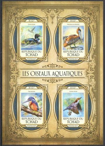 Poštovní známky Èad 2017 Vodní ptáci Mi# 2891-94 Kat 13€