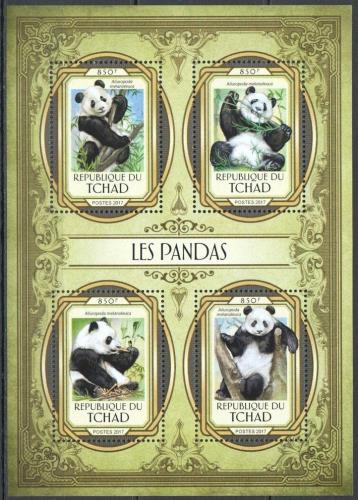 Poštovní známky Èad 2017 Pandy Mi# 2911-14 Kat 13€