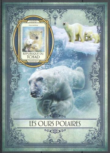Poštovní známka Èad 2017 Lední medvìdi Mi# Block 684 Kat 13€