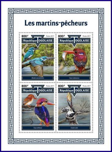 Poštovní známky Togo 2017 Ledòáèci Mi# Mi# 8720-23 Kat 13€