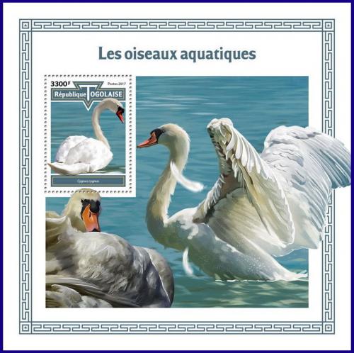 Poštovní známka Togo 2017 Vodní ptáci Mi# Mi# Block 1527 Kat 13€
