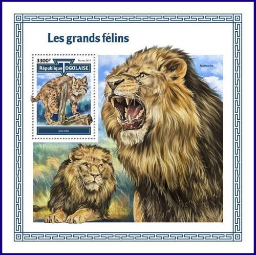 Poštovní známka Togo 2017 Koèkovité šelmy Mi# Mi# Block 1531 Kat 13€