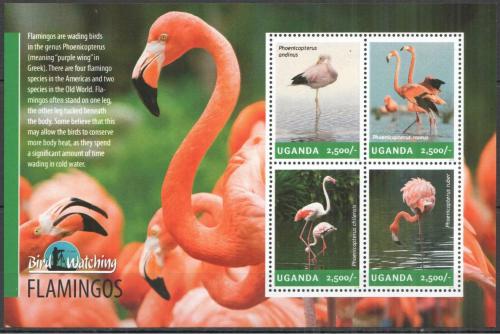 Poštovní známky Uganda 2014 Plameòáci Mi# 3240-43 Kat 12€