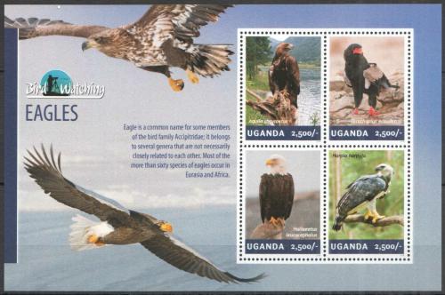 Poštovní známky Uganda 2014 Orli Mi# 3260-63 Kat 12€ 