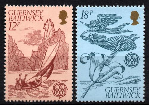 Poštovní známky Guernsey 1981 Evropa CEPT, folklór Mi# 223-24