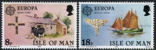 Poštovní známky Ostrov Man 1981 Evropa CEPT, folklór Mi# 187-88